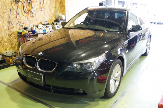 Ｔ様のご依頼　ＢＭＷ　Ｅ61ブレーキパッド。ローター交換