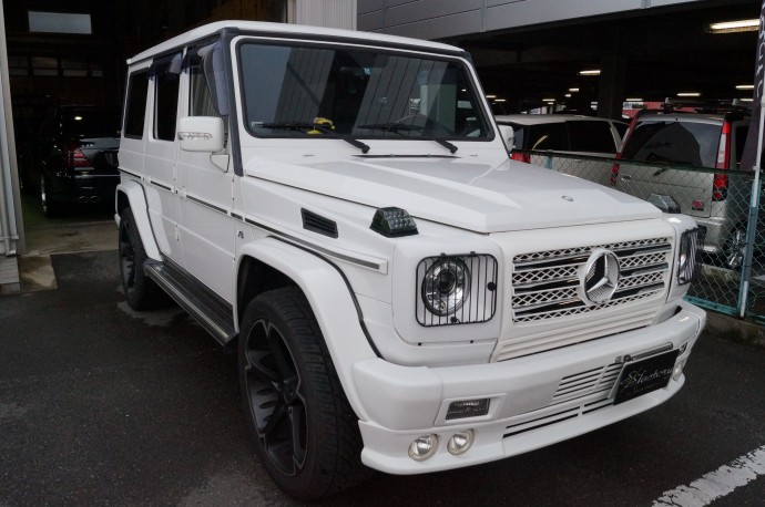 ベンツ　G500　燃料ポンプ交換