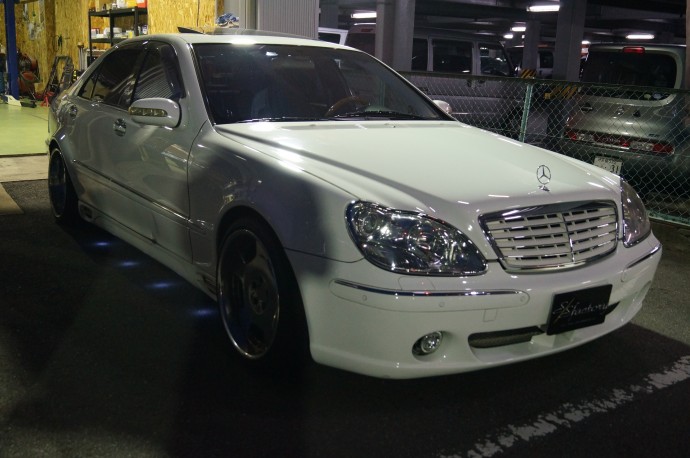ベンツ　S500 足回り修理