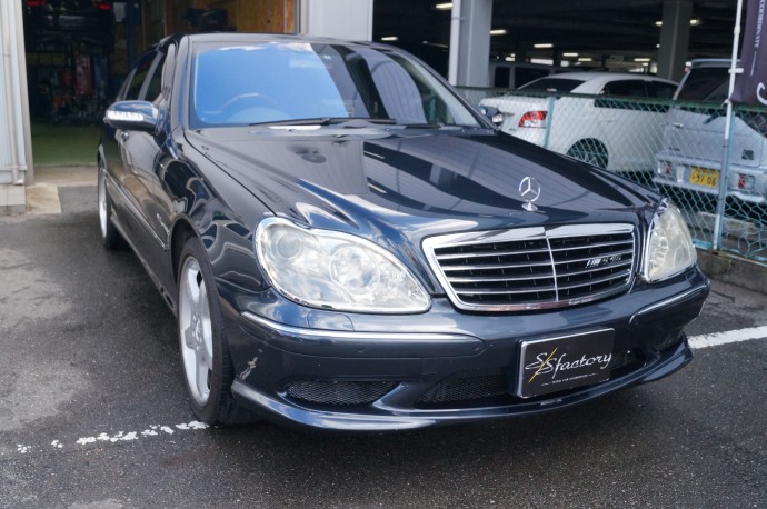ベンツ　S500　点検・修理