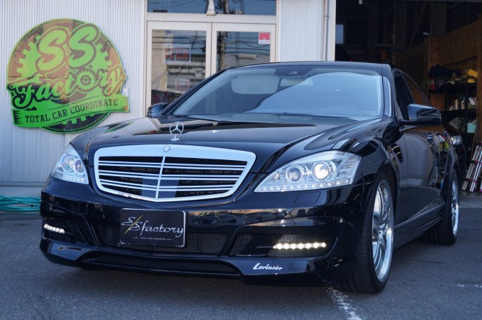 ベンツ　S350　車検入庫