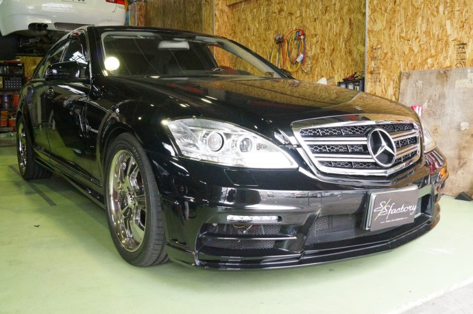 ベンツ　S350　ブレーキパッド・ローター交換