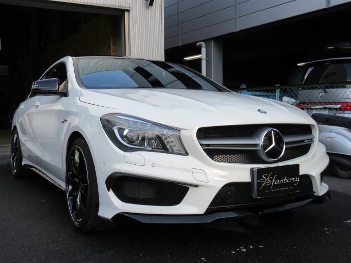 ﾍﾞﾝﾂ CLA45 鈑金塗装 